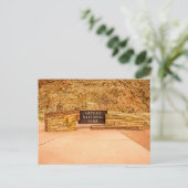 Carte Postale Panneau d'entrée du parc national Arches (Debout devant)