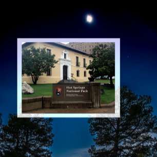 Carte Postale Panneau d'entrée, Hot Springs National Park, Arkan