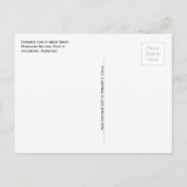 Carte Postale Panneau d'entrée. Parc national de Smoky Mountains (Dos)