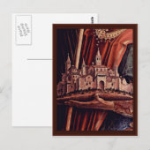 Carte Postale Panneau droit Triptyque d'autel (Devant / Derrière)