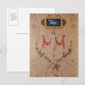 Carte Postale Panneau du boudoir de Marie-Antoinette (Devant / Derrière)