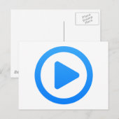 Carte Postale Panneau du lecteur multimédia (Devant / Derrière)