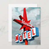 Carte Postale Panneau du Motel Stardust (Devant / Derrière)