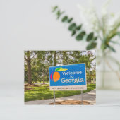 Carte Postale Panneau Géorgie (Debout devant)