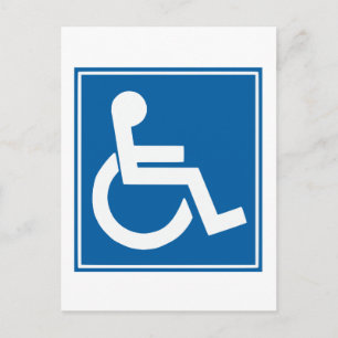 Carte Postale Panneau Handicapé