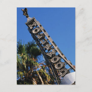 Carte Postale Panneau Hollywood, Los Angeles, Californie