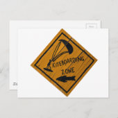 Carte Postale Panneau Kiteboard (Devant / Derrière)