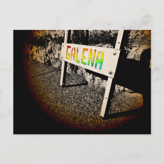 Carte Postale panneau latéral de galène (Devant)