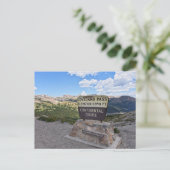 Carte Postale Panneau Loveland Pass, Colorado (Debout devant)