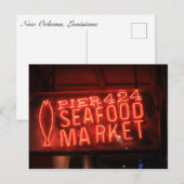 Carte Postale Panneau néon n° 2 (Devant / Derrière)