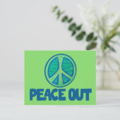 Carte Postale Panneau Paix (Debout devant)