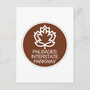 Carte Postale Panneau Palisades Interstate Parkway, États-Unis