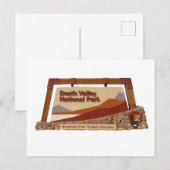 Carte Postale Panneau Parc national de la vallée de la Mort (Devant / Derrière)