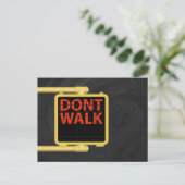 Carte Postale Panneau piéton New York (Debout devant)