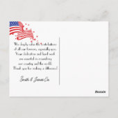 Carte Postale Panneau publicitaire « Acheter américain » sur une (Dos)