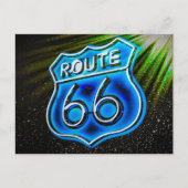 Carte Postale Panneau Route 66 (Devant)