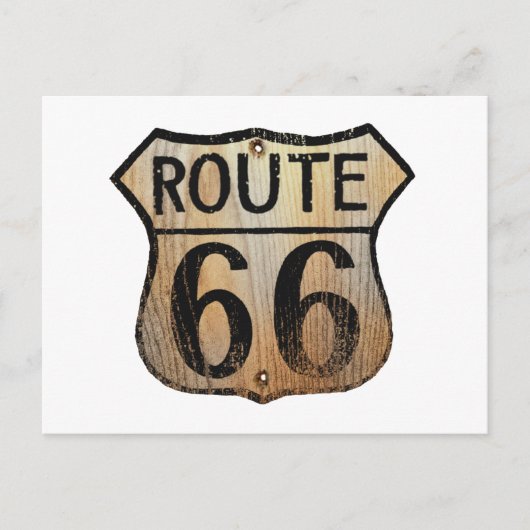 Carte Postale Panneau Route 66 - Produits multiples (Devant)
