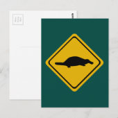 Carte Postale panneau routier (Devant / Derrière)