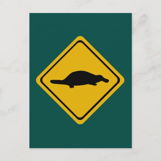 Carte Postale panneau routier (Devant)