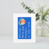 Carte Postale Panneau routier Géorgie - USA (Debout devant)