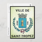 Carte Postale panneau ville saint-tropez (Devant / Derrière)