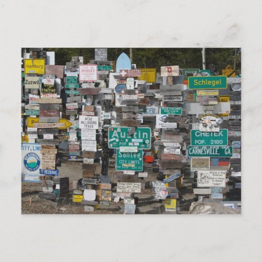 Carte Postale Panneau Watson Lake Post (Devant)