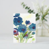 Carte Postale Panneaux bleus (Debout devant)