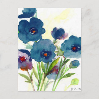 Carte Postale Panneaux bleus
