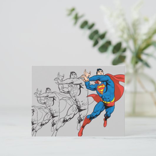 Carte Postale Panneaux comiques Superman (Debout devant)