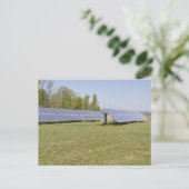 Carte Postale panneaux solaires (Debout devant)