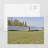 Carte Postale panneaux solaires (Devant / Derrière)