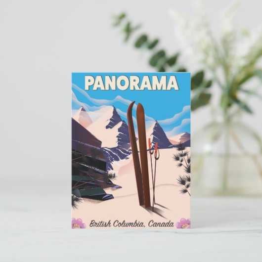 Carte Postale Panorama Canada affiche de voyage (Debout devant)