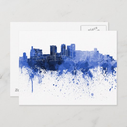 Carte Postale Panorama de Birmingham, AL (Devant / Derrière)