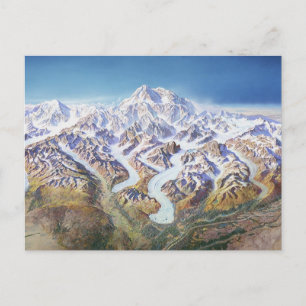 Carte Postale Panorama de Denali (Mt. McKinley)
