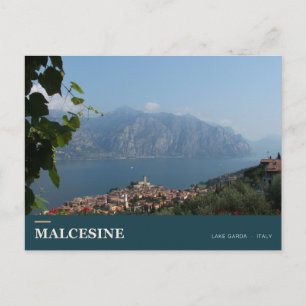 Carte Postale Panorama de Malcesine et lac de Garde