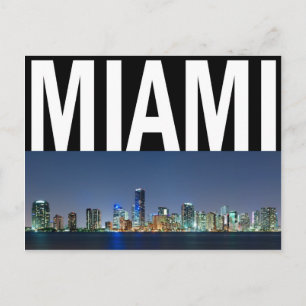 Carte Postale Panorama de Miami Skyline