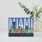 Carte Postale Panorama de Miami Skyline (Debout devant)