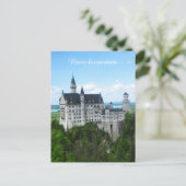 Carte Postale panorama de Neuschwanstein (Debout devant)