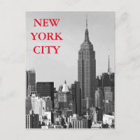 Panorama de New York en noir et blanc