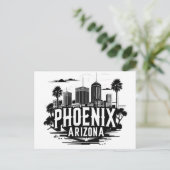 Carte Postale Panorama de Phoenix Arizona (Debout devant)