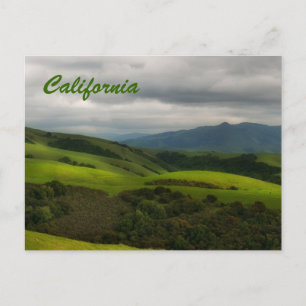 Carte Postale Panorama de printemps en Californie