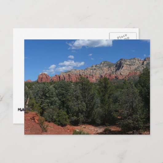 Carte Postale Panorama de Red Rocks à Sedona Arizona (Devant / Derrière)