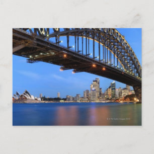 Carte Postale Panorama de Sydney Harbour Bridge, Sydney Opera