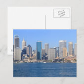 Carte Postale Panorama de ville de Sydney (Devant / Derrière)