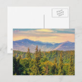 Carte Postale Panorama des Carpates (Devant / Derrière)