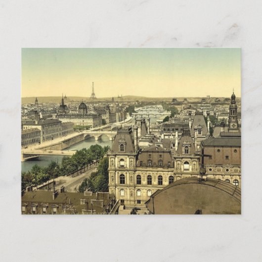 Carte Postale Panorama des sept ponts, classe Paris, France (Devant)