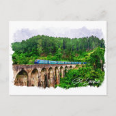 Carte Postale Panorama du train Sri Lanka (Devant)