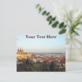 Carte Postale Panorama Prague personnalisable (Debout devant)