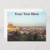 Carte Postale Panorama Prague personnalisable (Devant / Derrière)