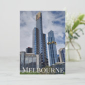 Carte postale panoramique de la skyline de Melbour (Debout devant)